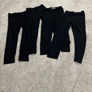 H&M leggings, size 6x, bundle of 4 leggings